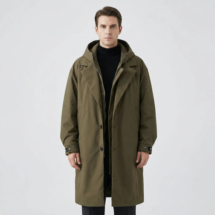 Klassischer Parka-Trenchcoat Für Herren - Armando