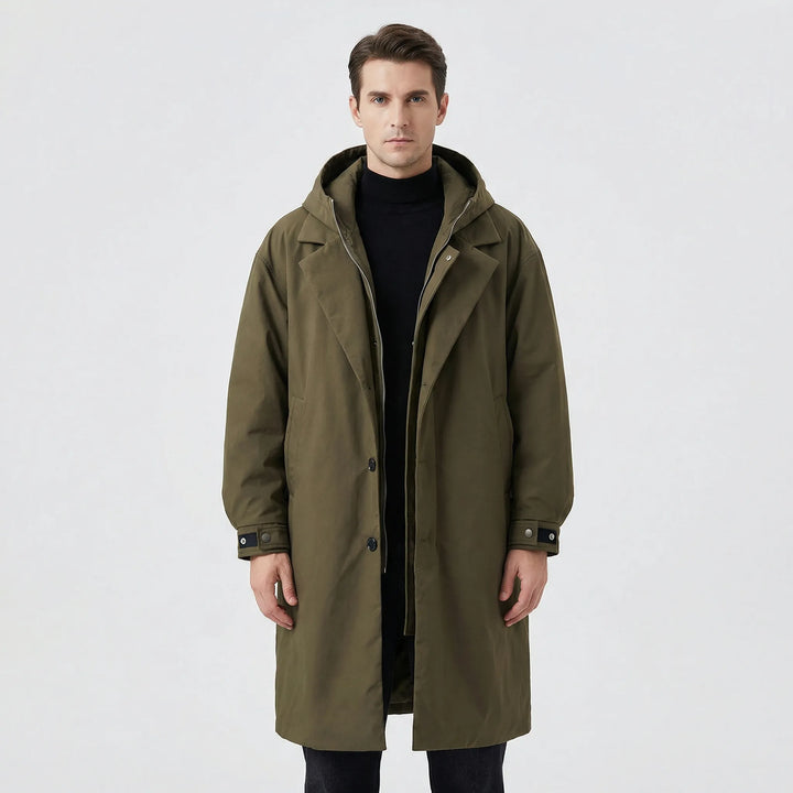 Klassischer Parka-Trenchcoat Für Herren - Armando