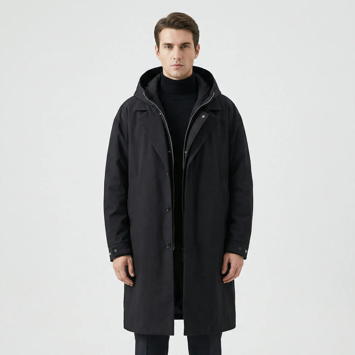 Klassischer Parka-Trenchcoat Für Herren - Armando