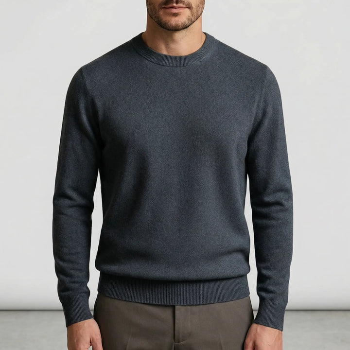 Klassischer Rundkragen-Pullover - Ludwig
