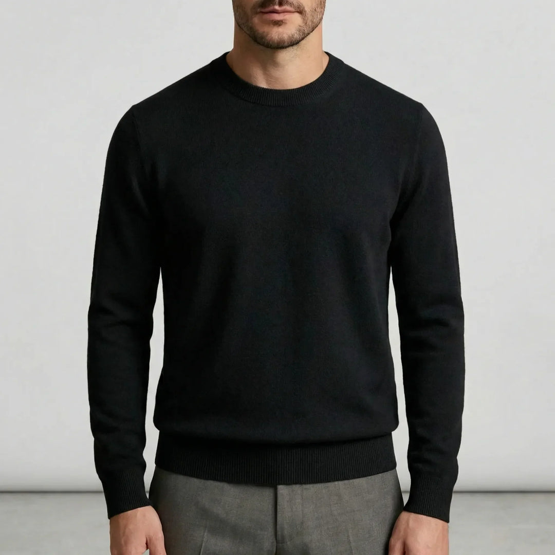 Klassischer Rundkragen-Pullover - Ludwig