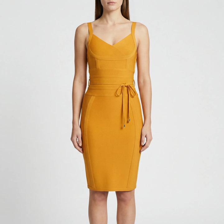 Knieumspielendes Figurbetontes Kleid - Alena