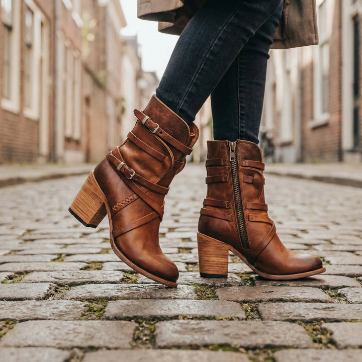 Knöchelhohe Damenstiefelette - Lenia