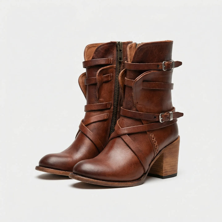 Knöchelhohe Damenstiefelette - Lenia