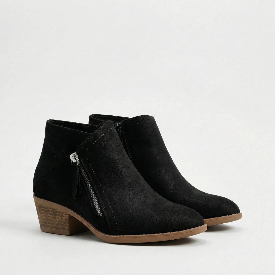 Knöchelhoher Absatzstiefel - Freya