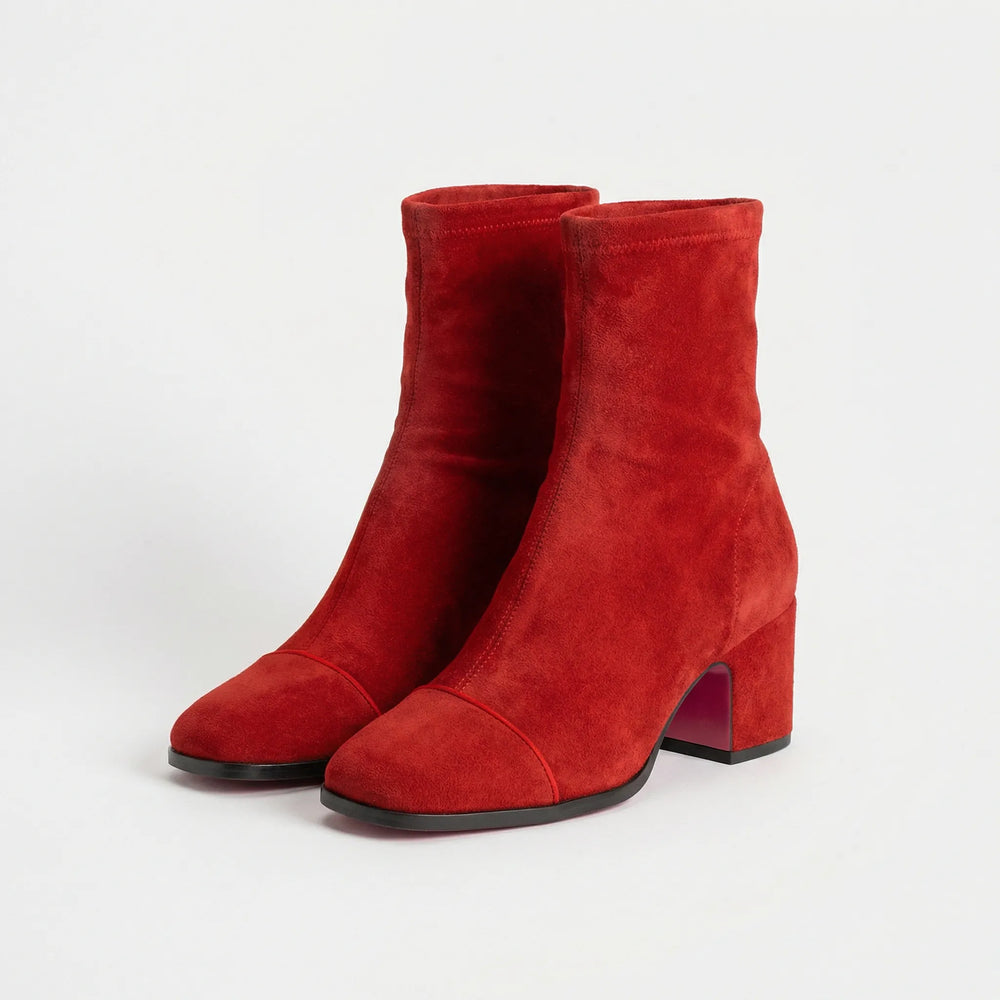 Knöchelhoher Stiefel Mit Blockabsatz - Wendy