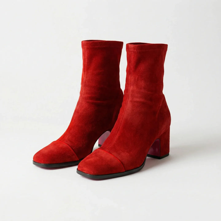 Knöchelhoher Stiefel Mit Blockabsatz - Wendy
