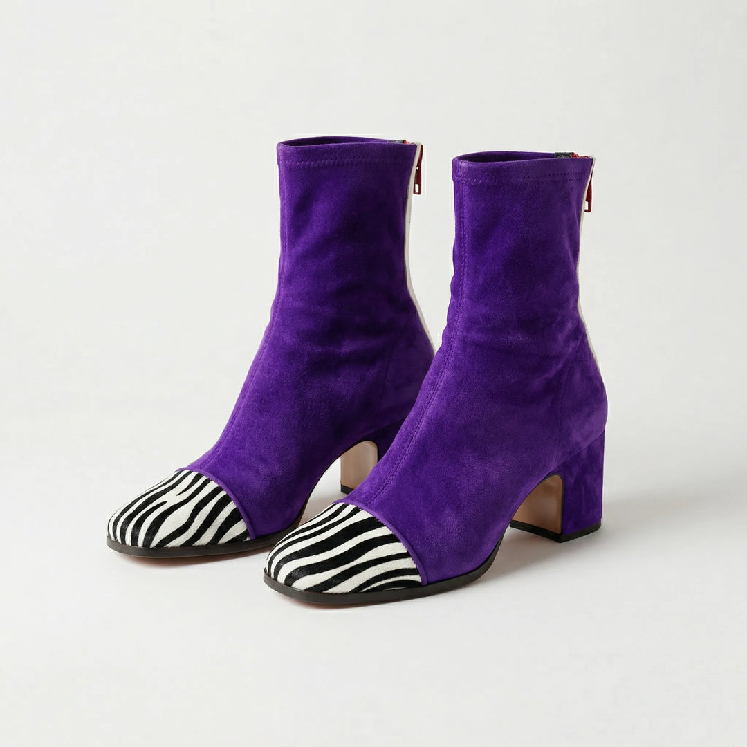 Knöchelhoher Stiefel Mit Blockabsatz - Wendy