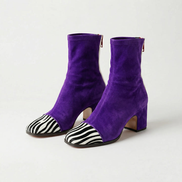 Knöchelhoher Stiefel Mit Blockabsatz - Wendy