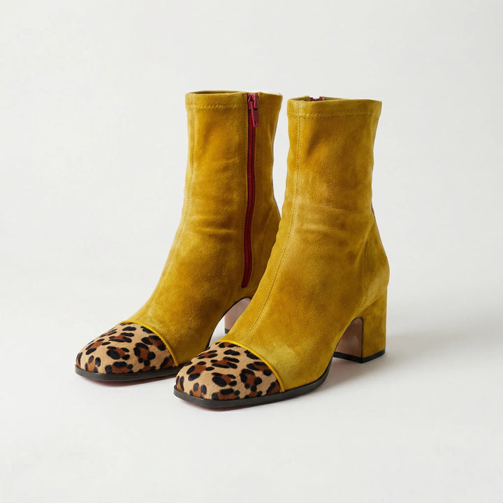 Knöchelhoher Stiefel Mit Blockabsatz - Wendy