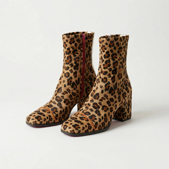 Knöchelhoher Stiefel Mit Blockabsatz - Wendy