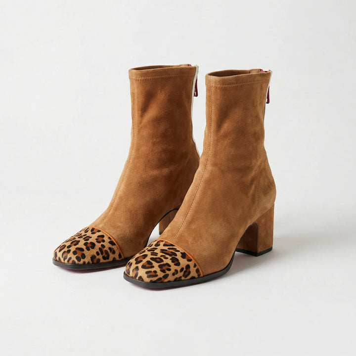 Knöchelhoher Stiefel Mit Blockabsatz - Wendy