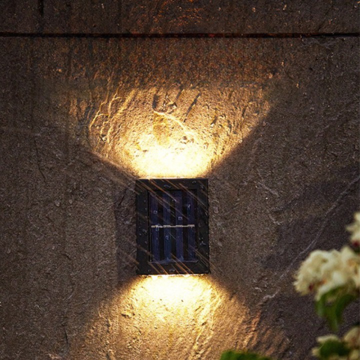 SolarGlow™ Luxury Solar Wall Lamps – Wireless, Stylish & Ready for Warm Evenings