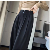 Black Women's High Waist Palazzo Pants – Elara