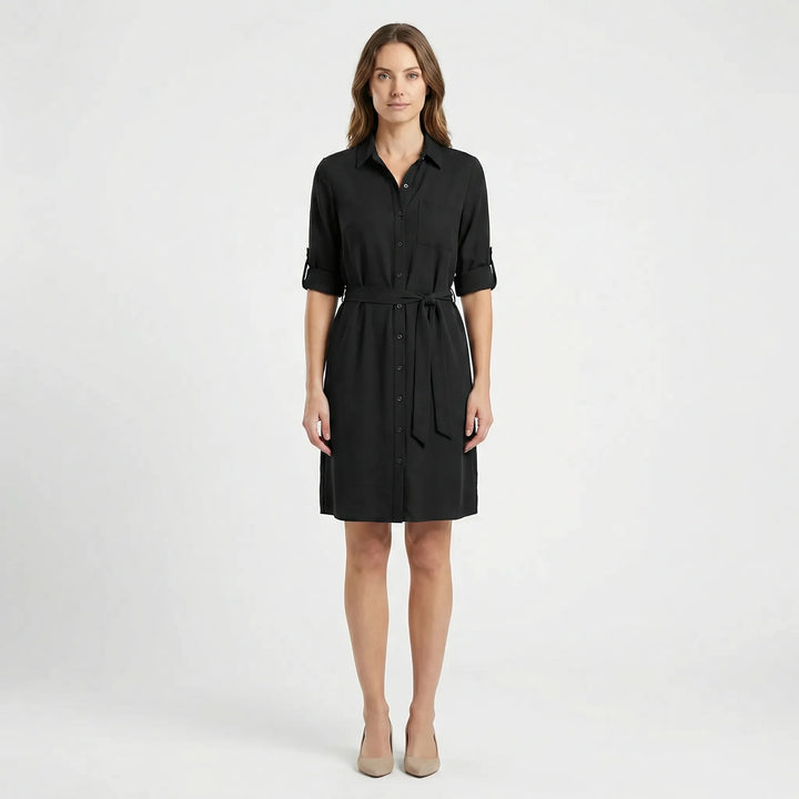 Kragenhemdkleid Mit Taille - Delia