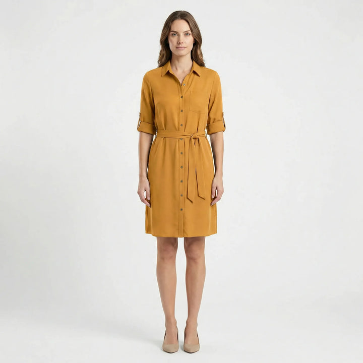 Kragenhemdkleid Mit Taille - Delia
