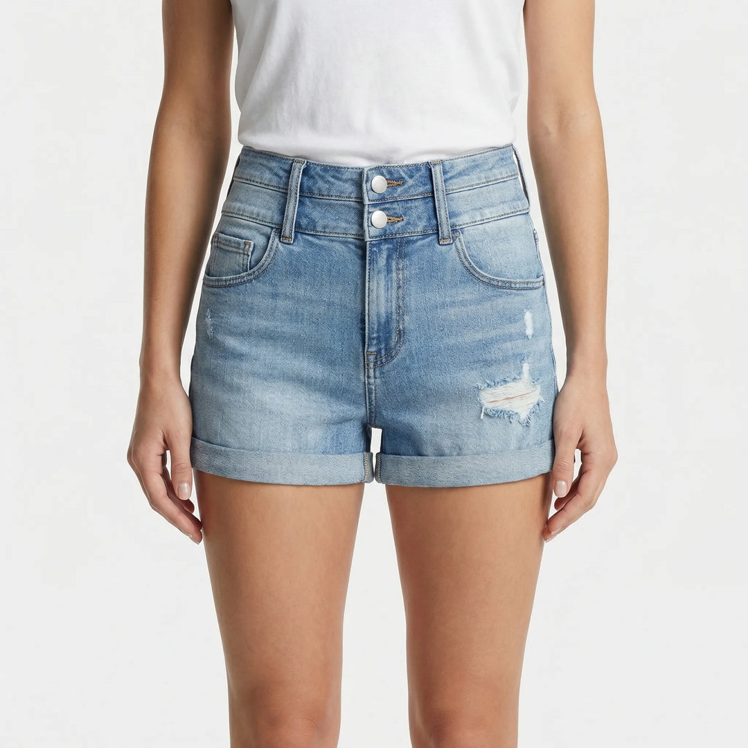 Kurz Geschnittene Damenshorts - Monique