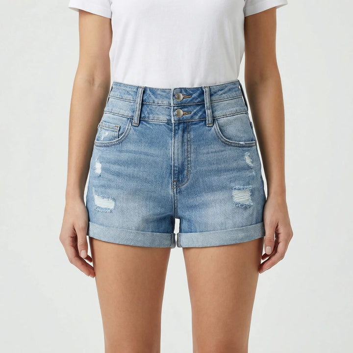 Kurz Geschnittene Damenshorts - Monique