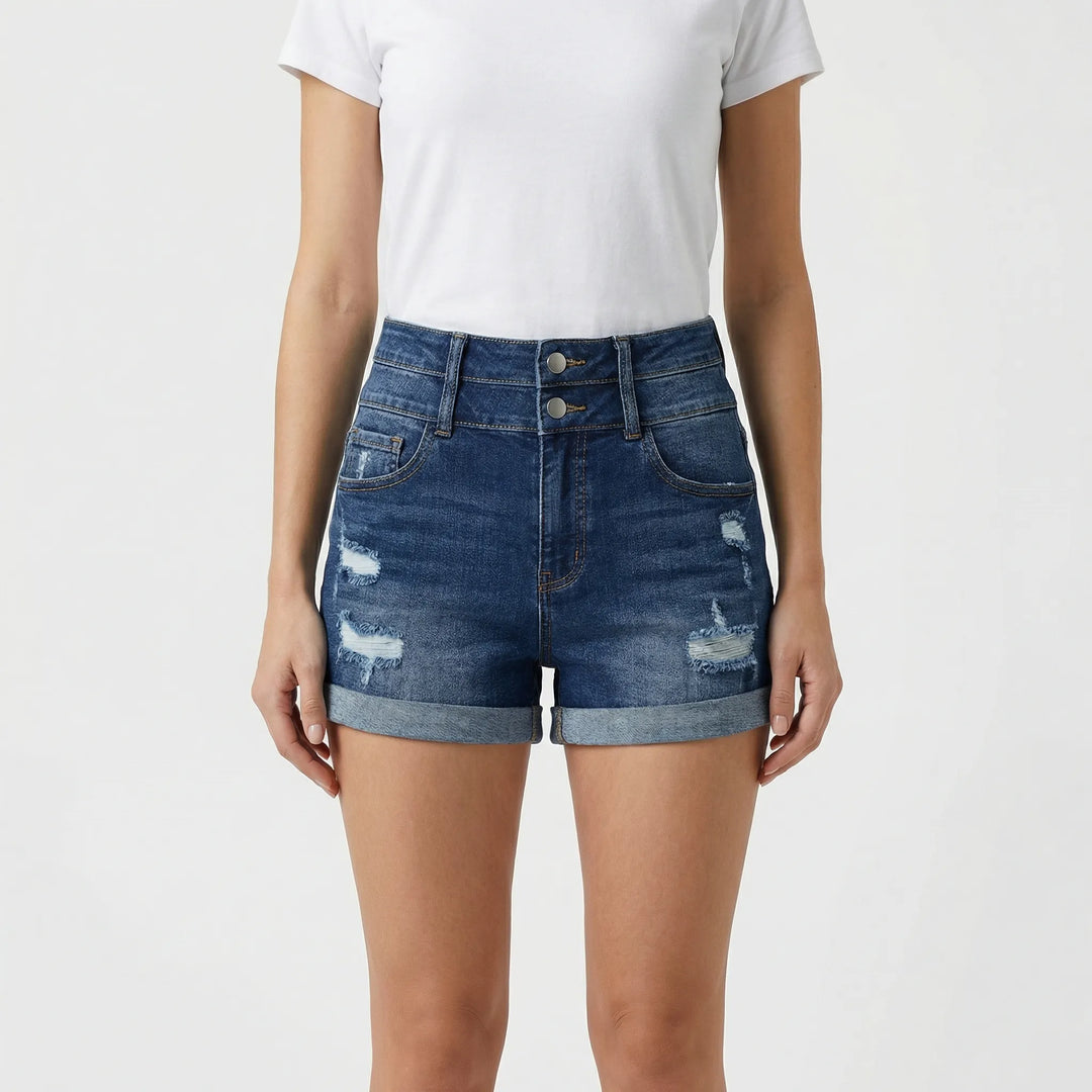 Kurz Geschnittene Damenshorts - Monique