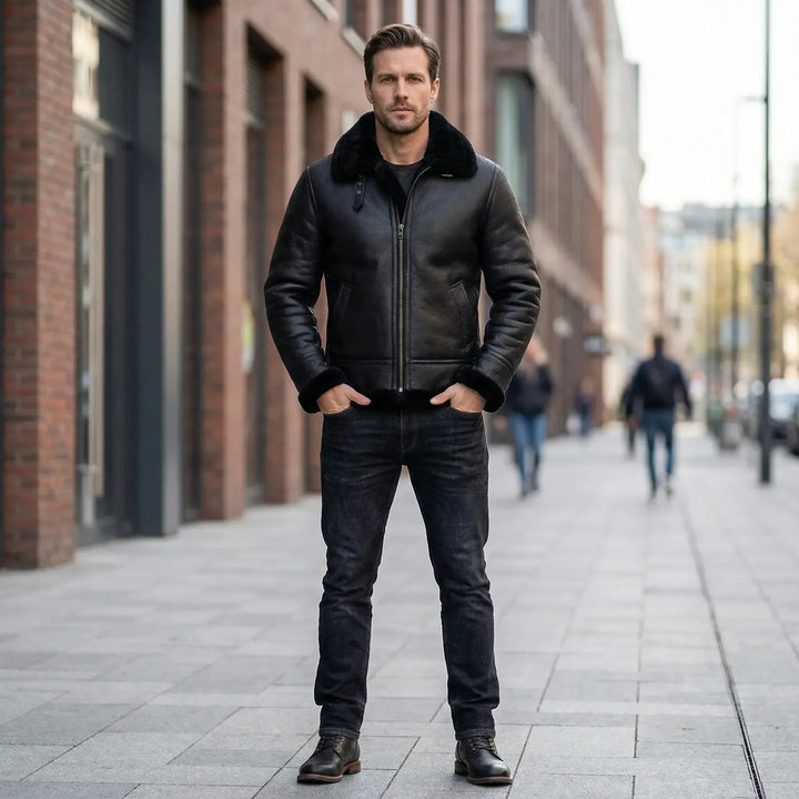 Kurz Geschnittener Herrenmantel - Clemens