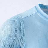 Korte Mouw Mesh Tricot - Leslie