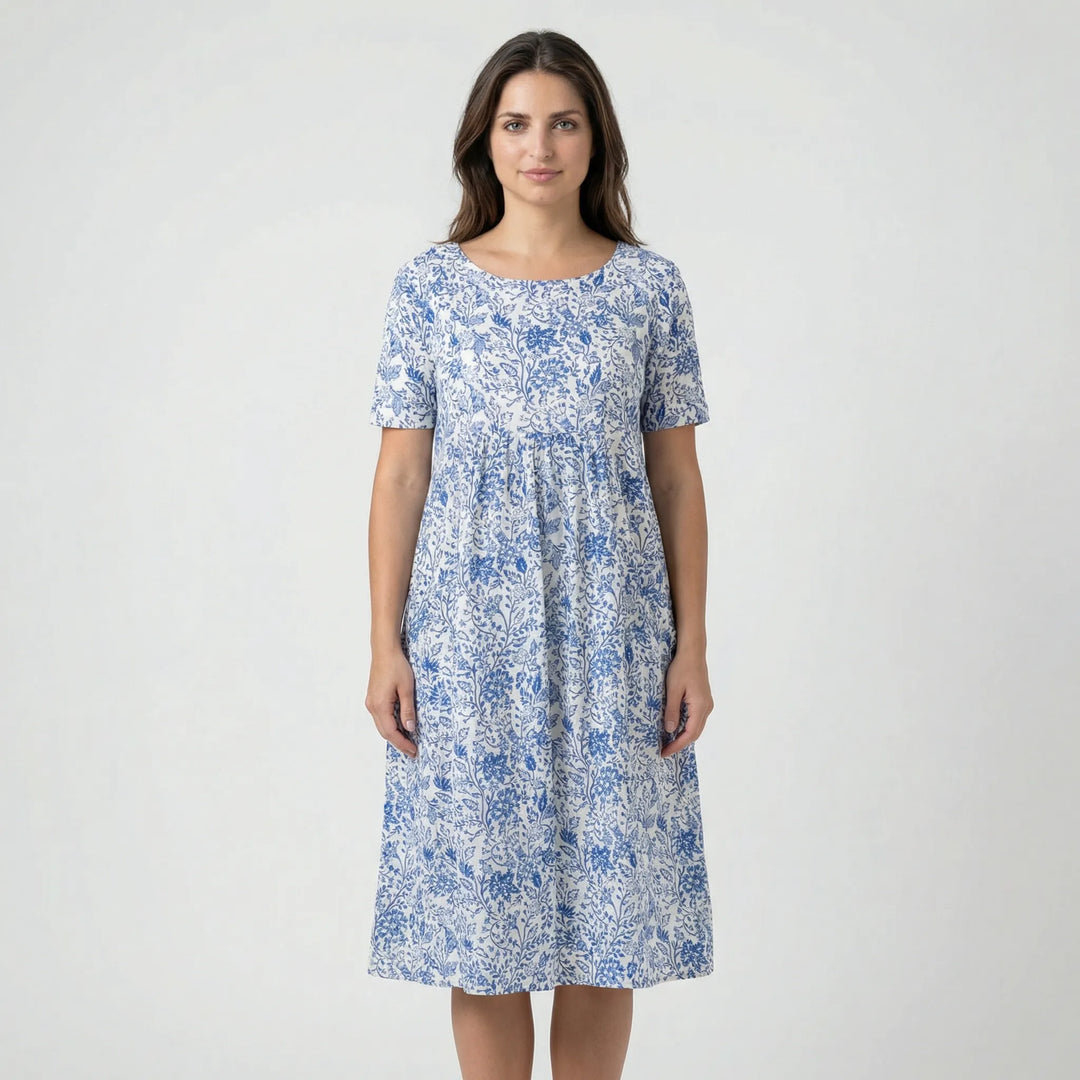 Kurzarm Sommerkleid Mit Taschen - Colleen