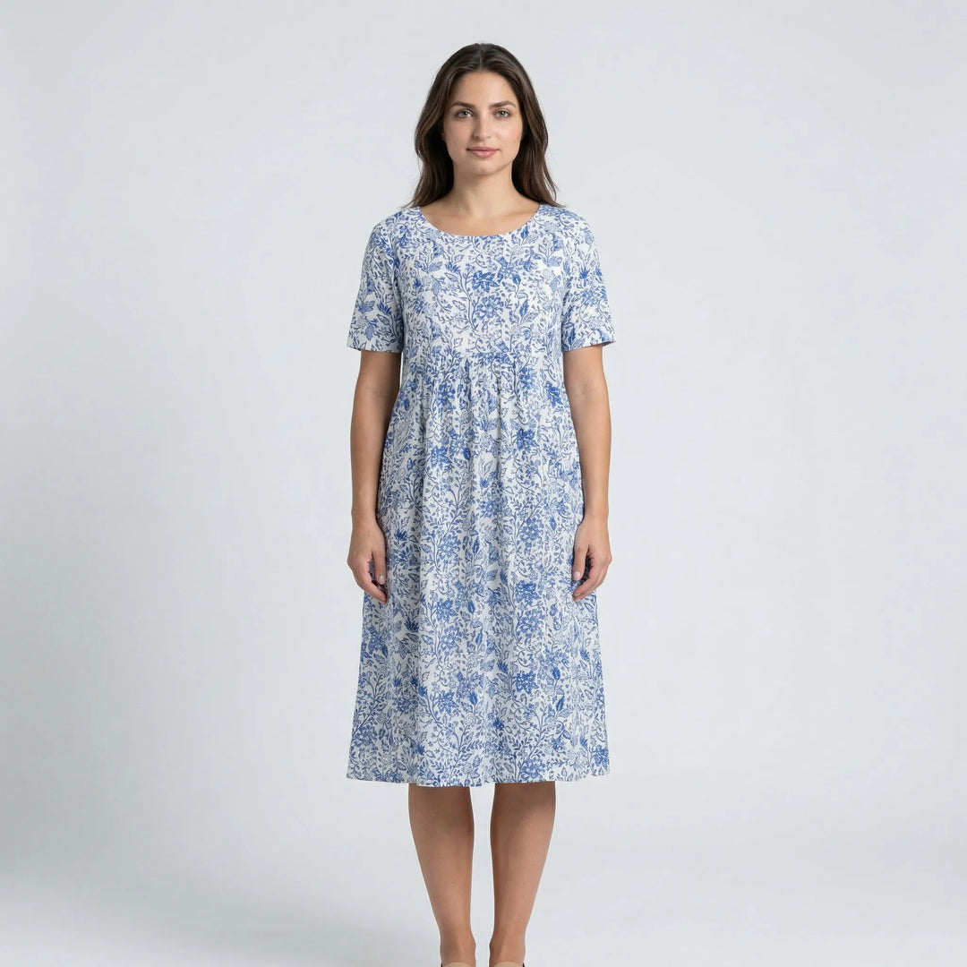 Kurzarm Sommerkleid Mit Taschen - Colleen