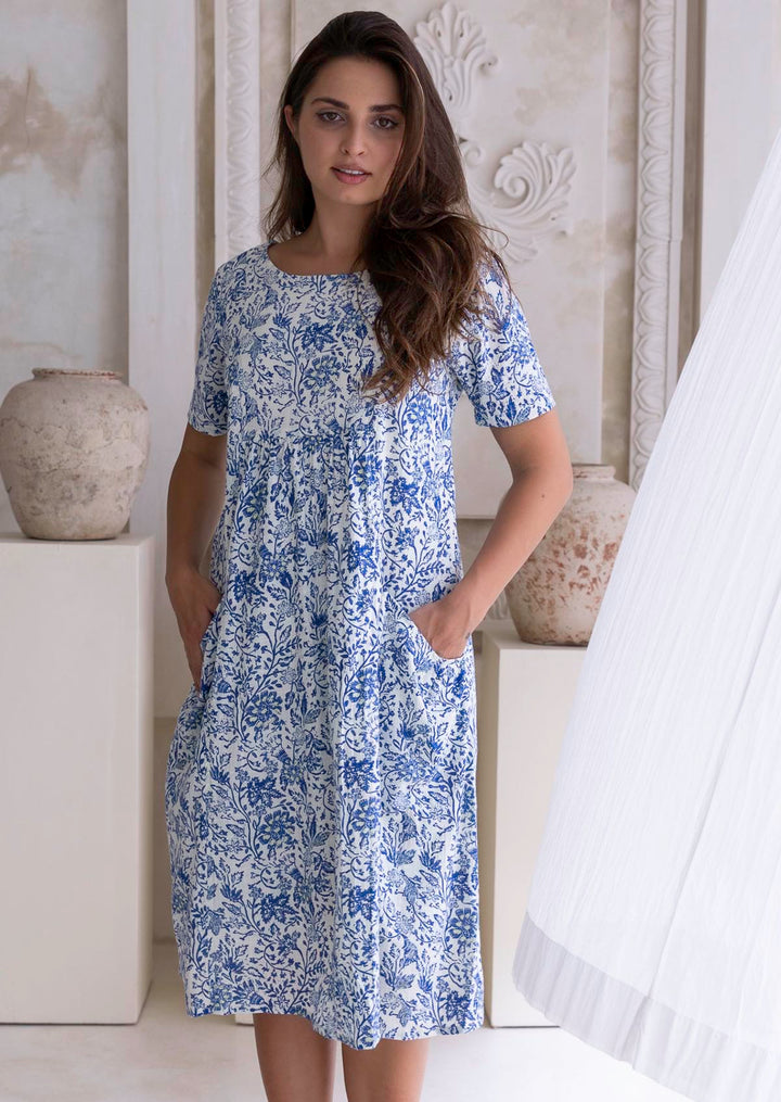 Kurzarm Sommerkleid Mit Taschen - Colleen