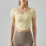 Korte Mouwen Cropped Top - Bella