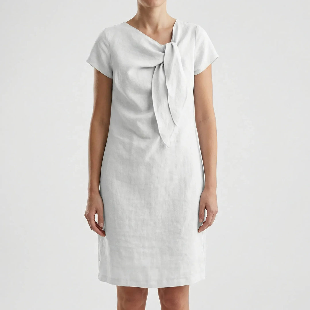 Kurzärmliges Kleid Mit Schleifendetail - Traci