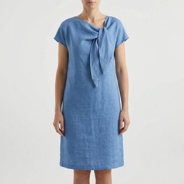 Kurzärmliges Kleid Mit Schleifendetail - Traci