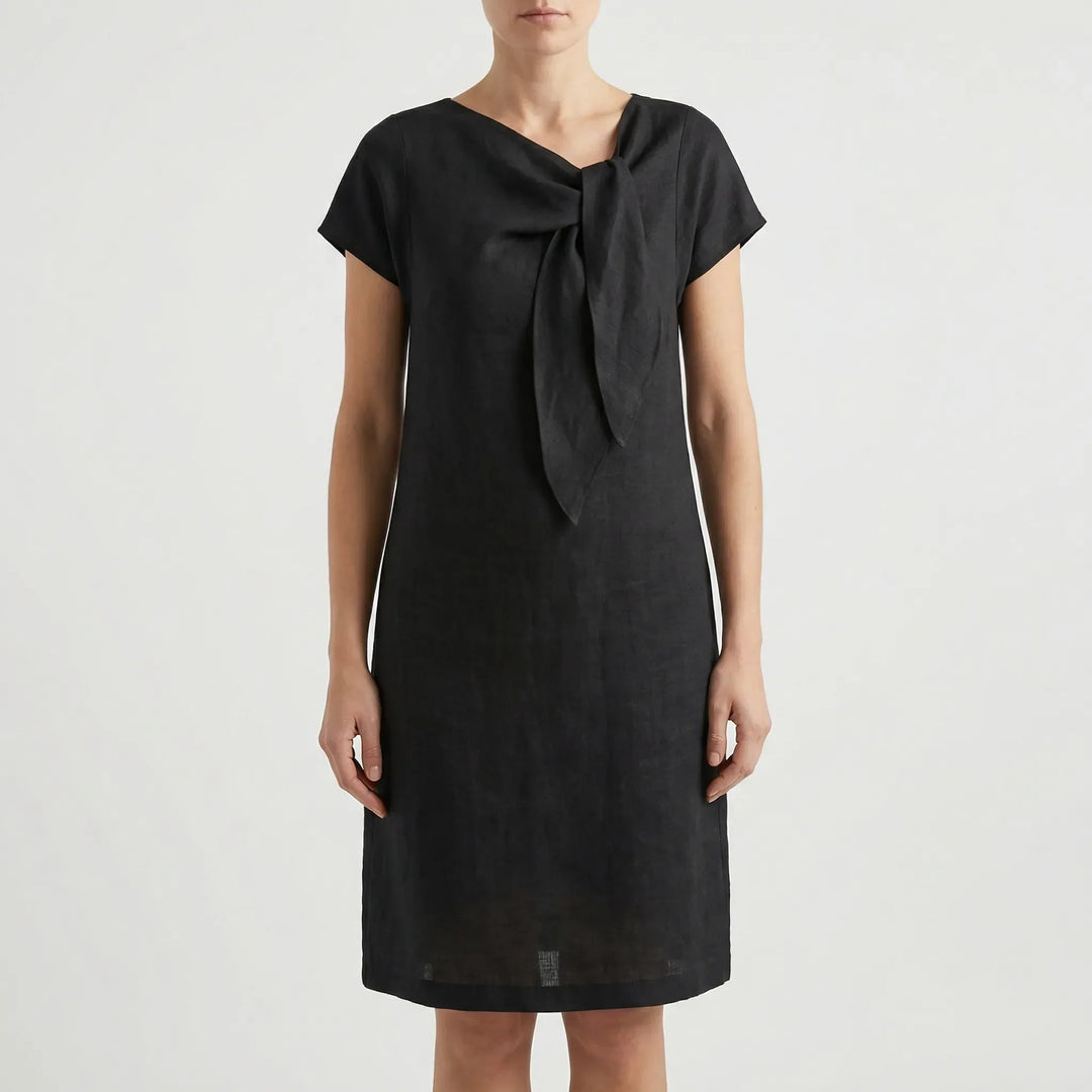 Kurzärmliges Kleid Mit Schleifendetail - Traci