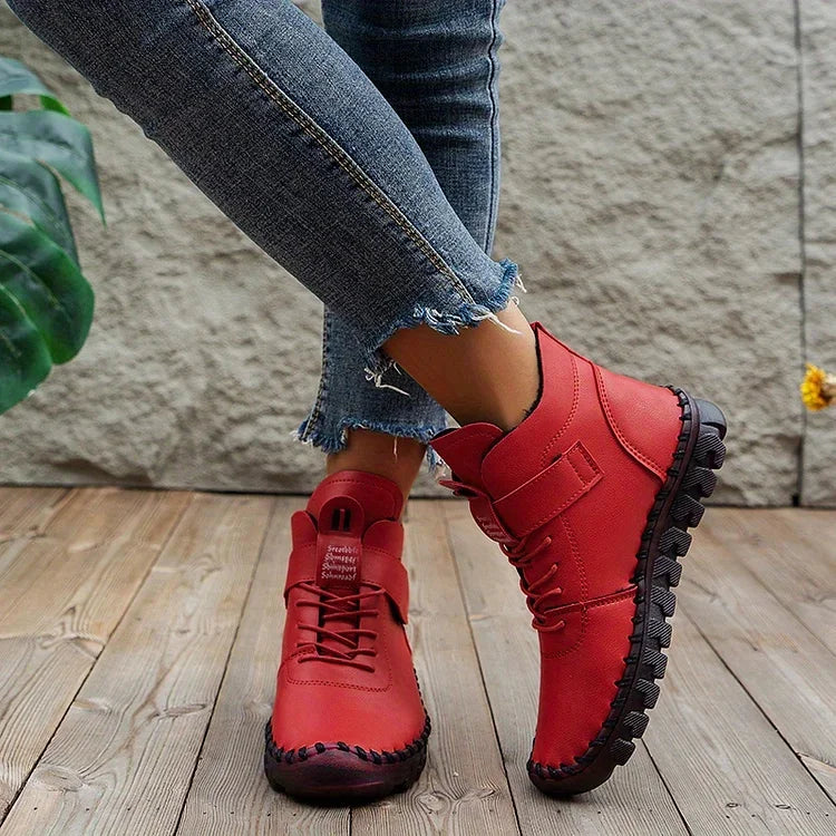 Handgemaakte Comfort Sneakerlaarzen - Amara