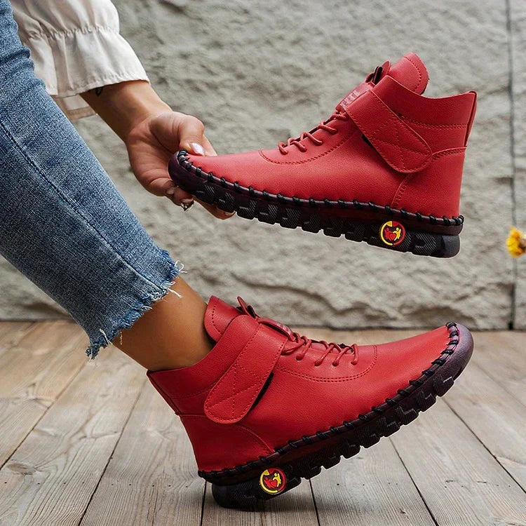 Handgemaakte Comfort Sneakerlaarzen - Amara