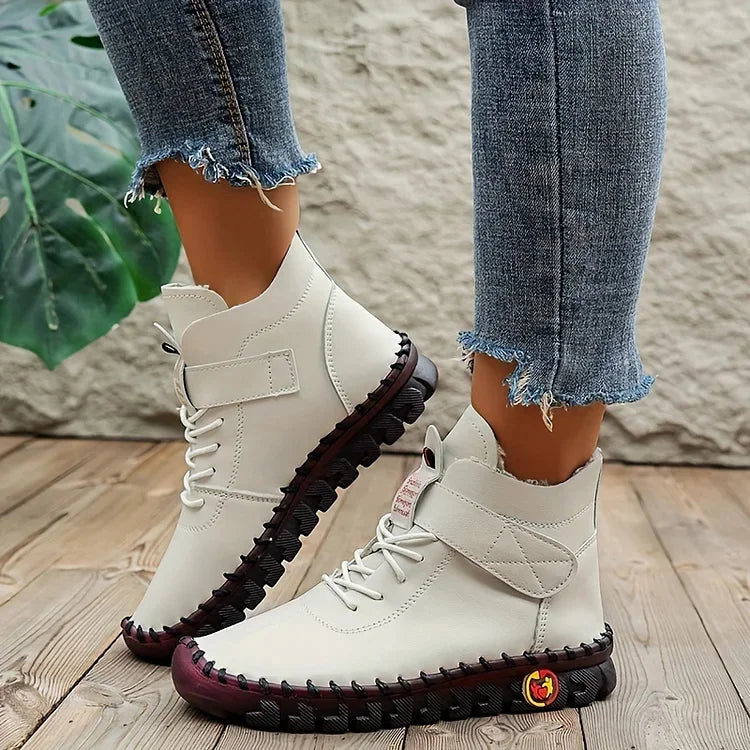 Handgemaakte Comfort Sneakerlaarzen - Amara