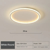 Scandinavian Round Ceiling Lamp - NordicGlow