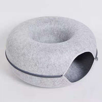 Luxe Kattenbed en Speelhuis - WhiskerNest
