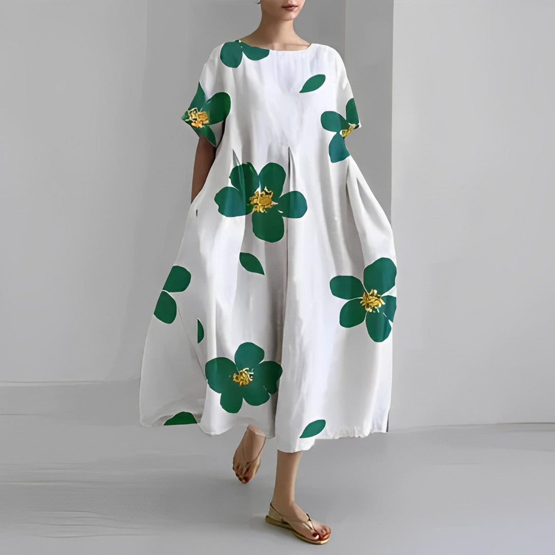 Sukienka Maxi Boho-Kwiaty - FloraChic