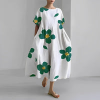 Sukienka Maxi Boho-Kwiaty - FloraChic