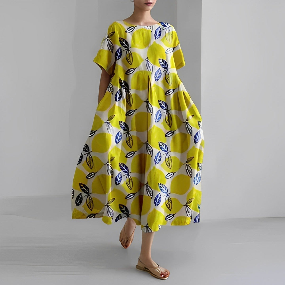 Sukienka Maxi Boho-Kwiaty - FloraChic