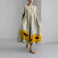 Sukienka Maxi Boho-Kwiaty - FloraChic