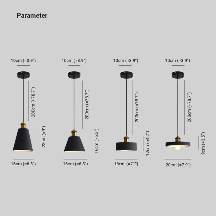 Stylowa lampa wisząca LED w stylu Morandi - MoraGlow