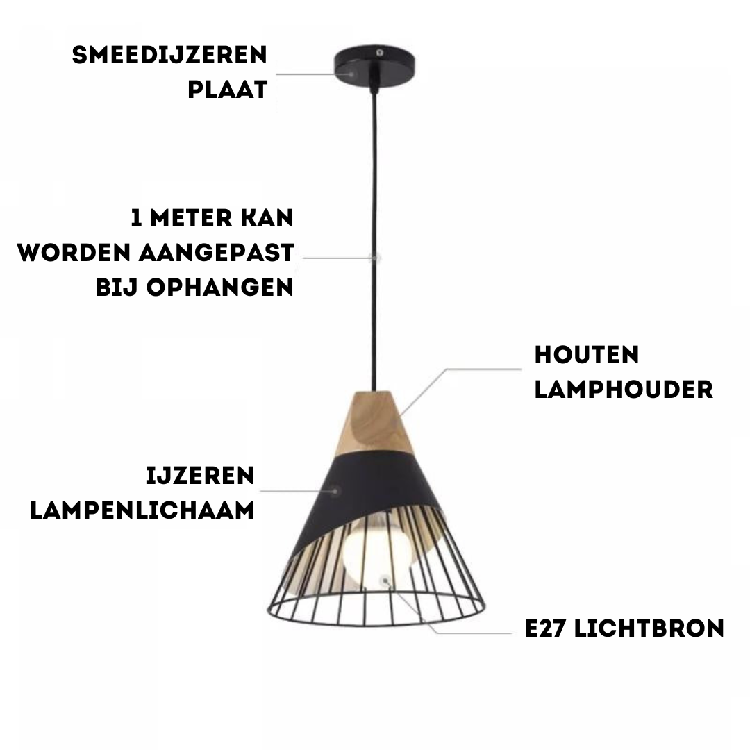 Trendy Scandinavian Industrial Pendant Lamp - UbranBeam