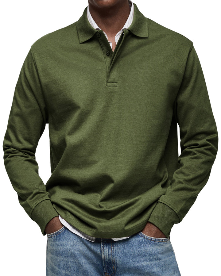 Langarm Polo Shirt Stil - Ilias