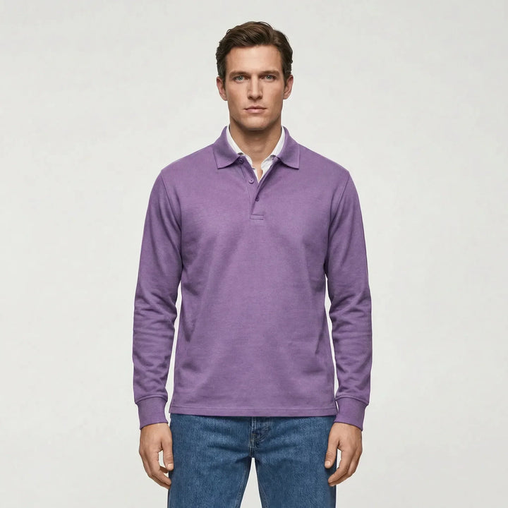 Langarm Polo Shirt Stil - Ilias