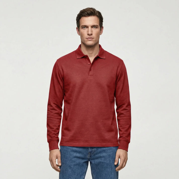 Langarm Polo Shirt Stil - Ilias