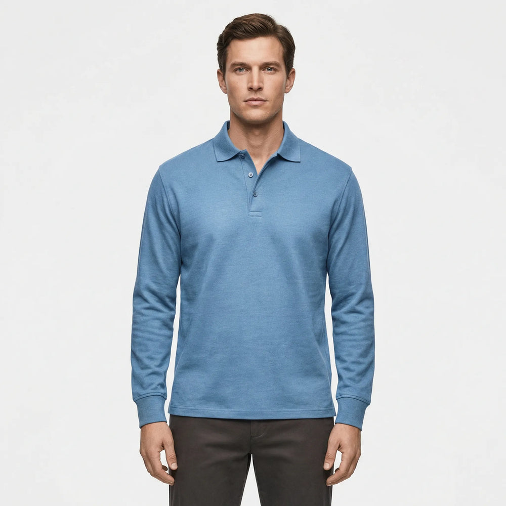Langarm Polo Shirt Stil - Ilias