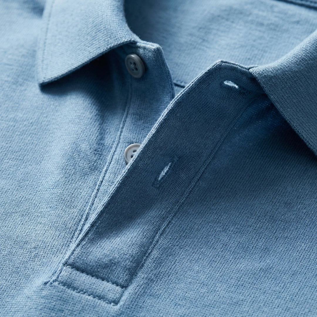 Langarm Polo Shirt Stil - Ilias