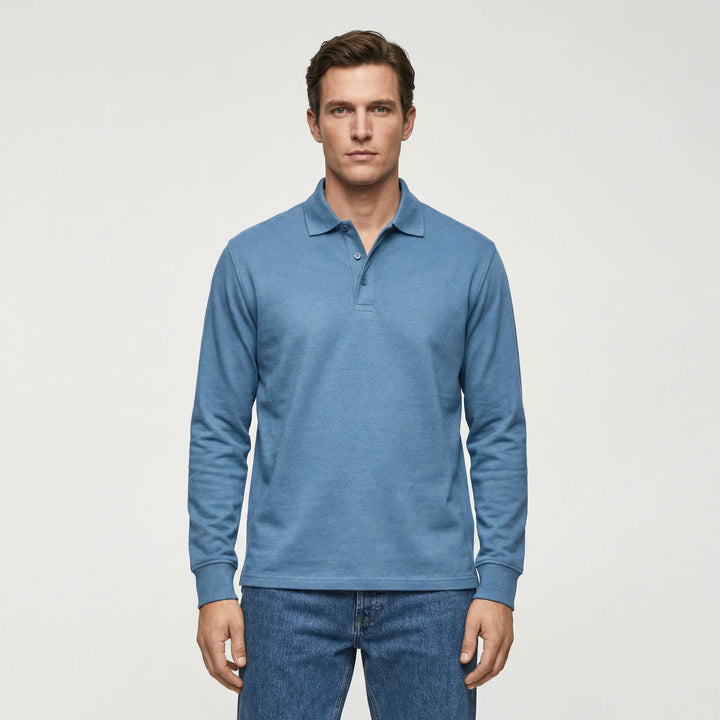 Langarm Polo Shirt Stil - Ilias