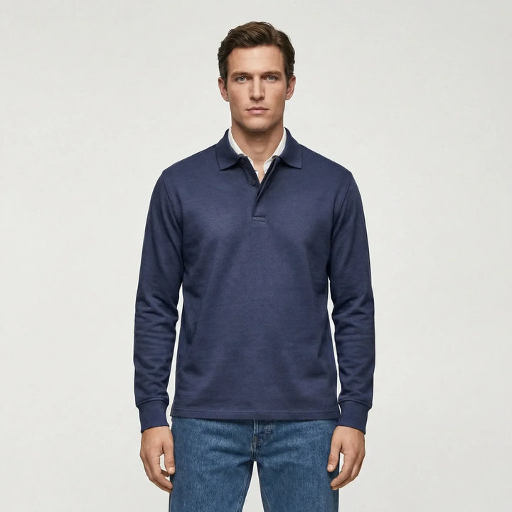 Langarm Polo Shirt Stil - Ilias